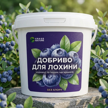 Добриво для лохини GrassNature 1 кг 1247 фото