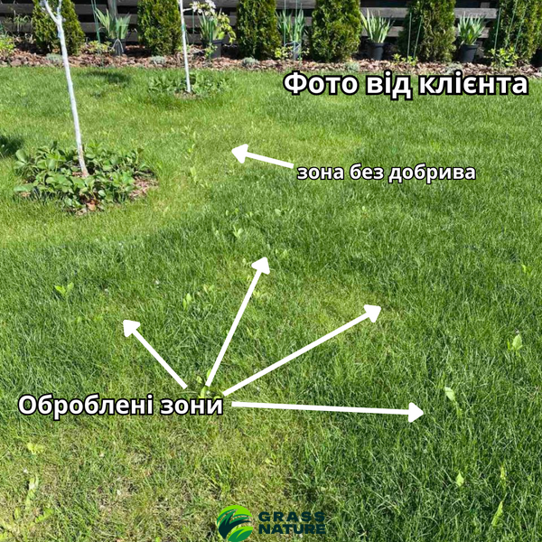 Добриво для газону GrassNature - для всіх типів газону 8 кг 1210 фото