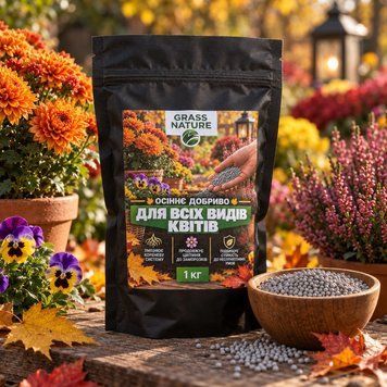 Удобрение осеннее для цветов GrassNature Pro 1 кг &ndash; фото