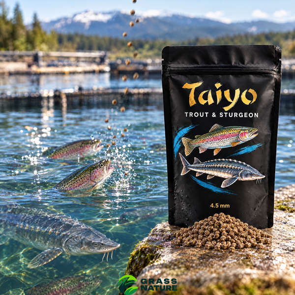 Корм для форелі та осетра Taiyo Trout & Sturgeon 4.5 мм &ndash; фото