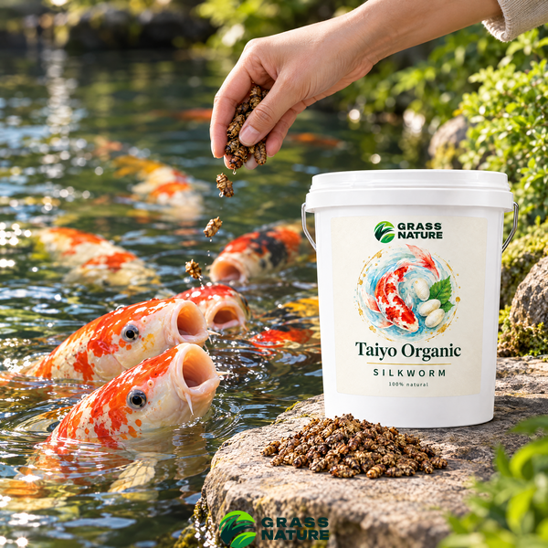 Ласощі для кої: шовкопряд Taiyo Organic &ndash; фото
